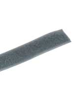 Контактная Фурнитура лента (Велкро) ширина 25 мм мягкая часть серая