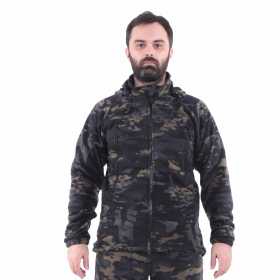 Куртка Keotica флисовая multicam black