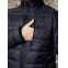 Куртка Keotica мужская повседневная капюшон в воротнике черная